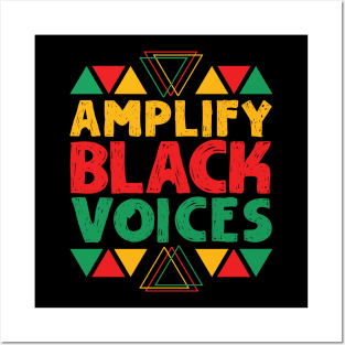 Amplify Black Voices Posters and Art